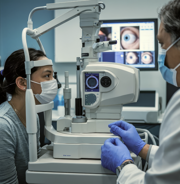 Eye examination - donate your eyes pledge