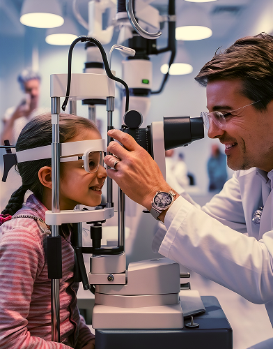 Pediatric eye examination